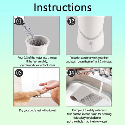 Paw Wash™ — Electric Paw Cleaner